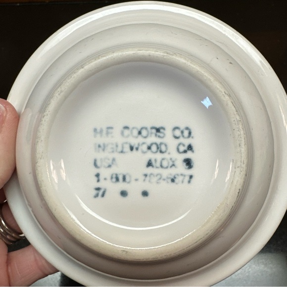 H.F. Coors Restaurant Ware Small plate and bowl set - Picture 4 of 6